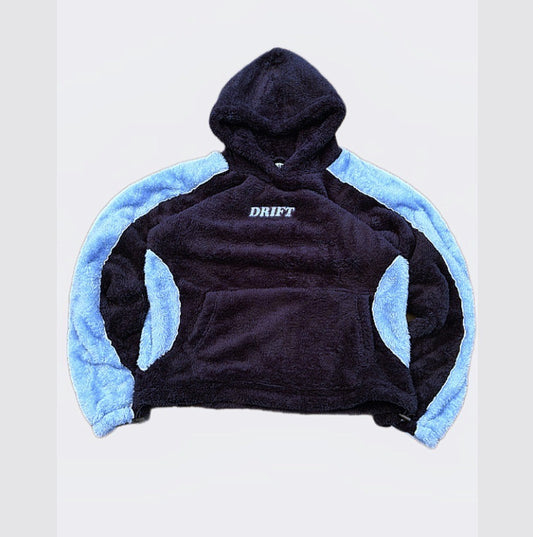 Blue Sherpa Hoodie
