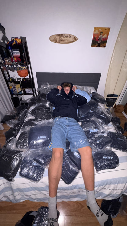 Blue Sherpa Hoodie