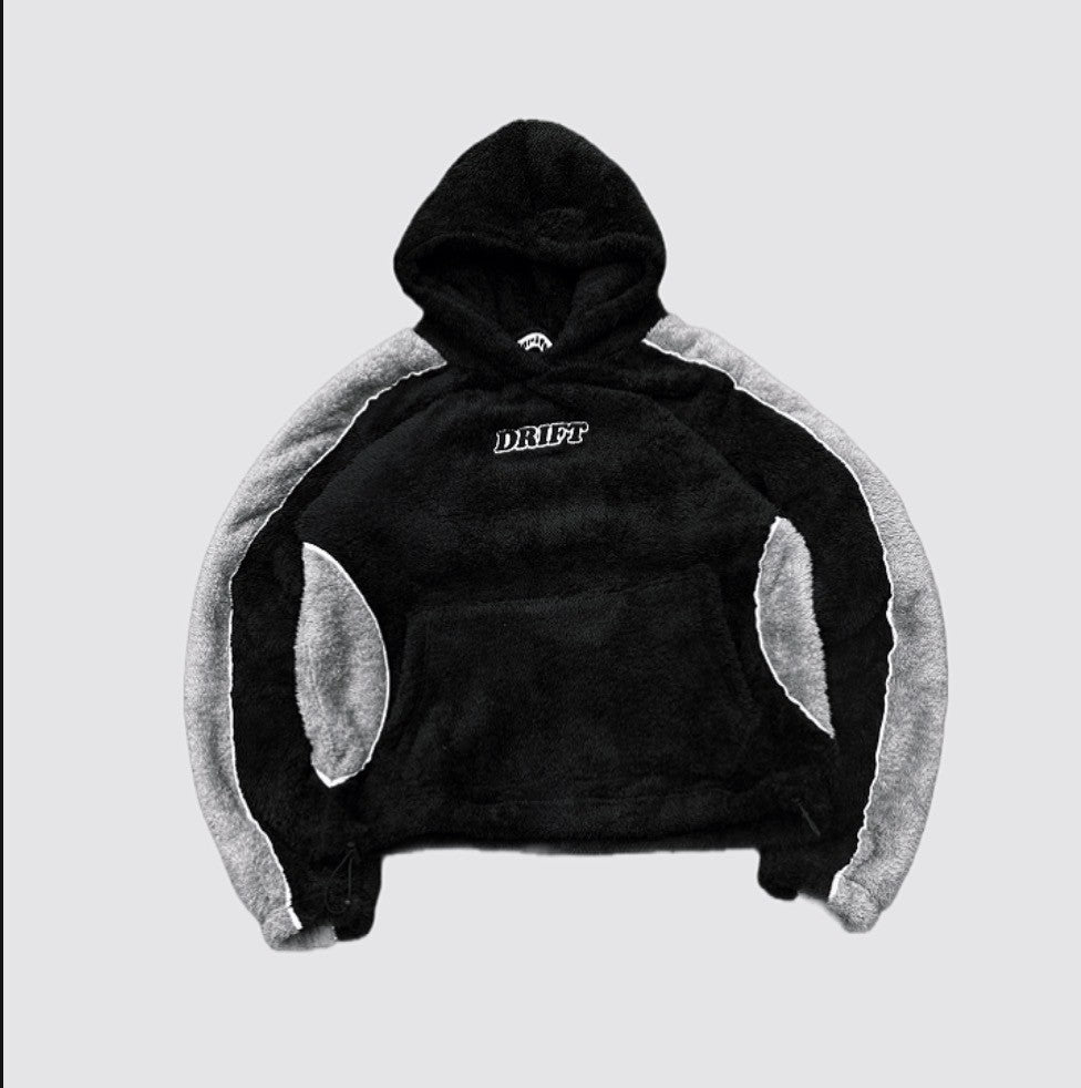 Black Sherpa Hoodie