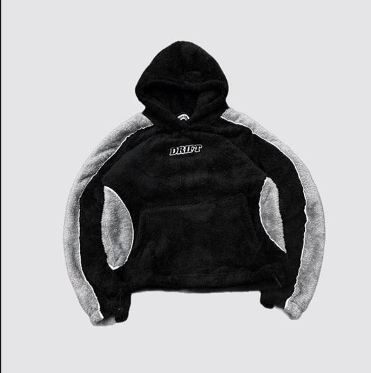 Black Sherpa Hoodie